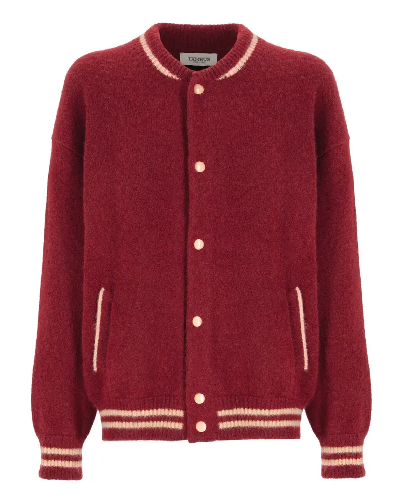 Laneus snap-fastening bomber jacket - Rot Rot