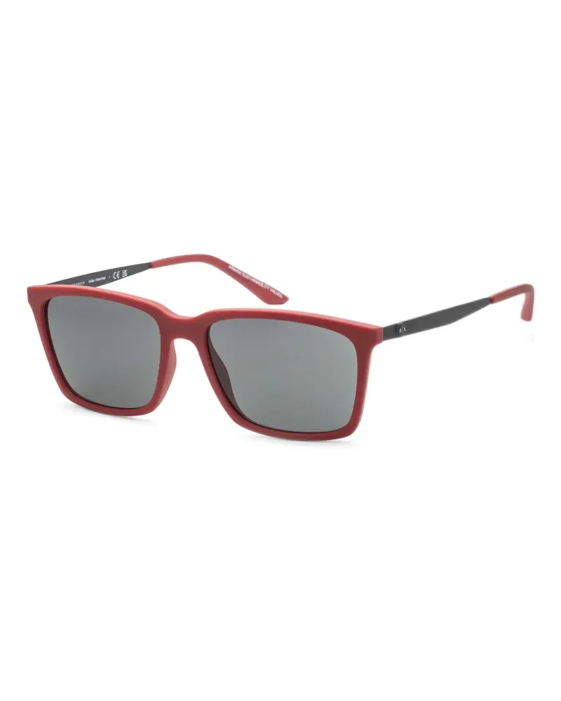 Armani Exchange Sonnenbrille mit mattem Finish - Rot Rot
