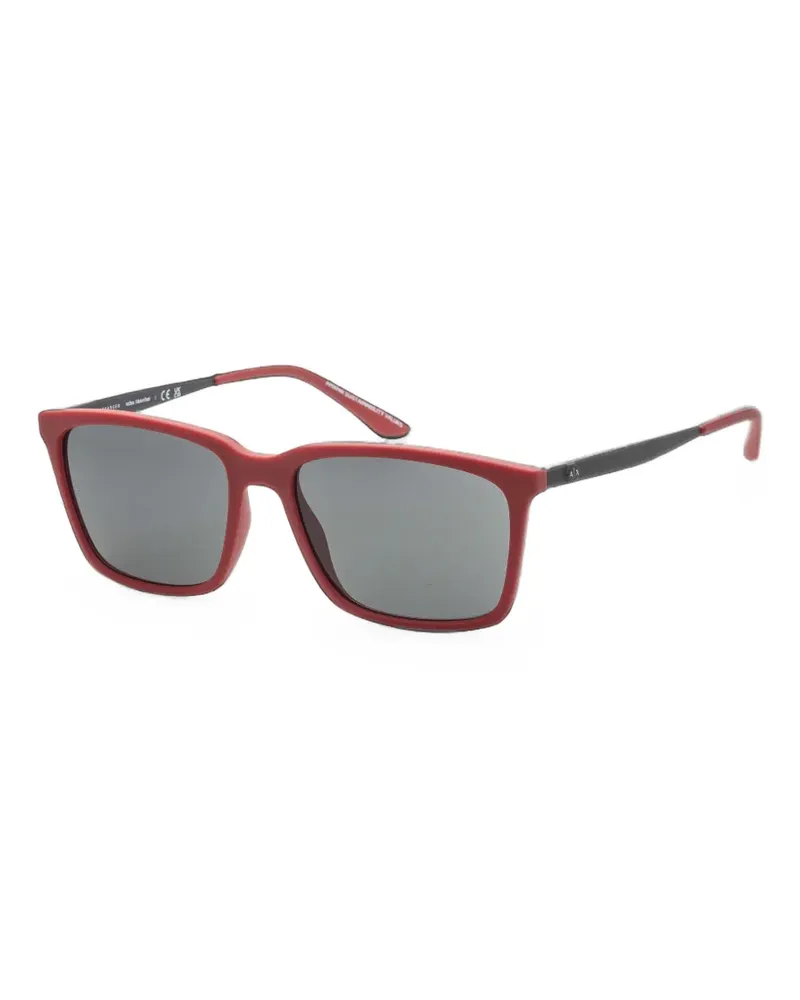 Armani Exchange Sonnenbrille mit mattem Finish - Rot Rot