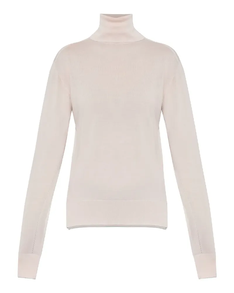 Jil Sander Klassischer Kaschmirpullover - Nude Nude