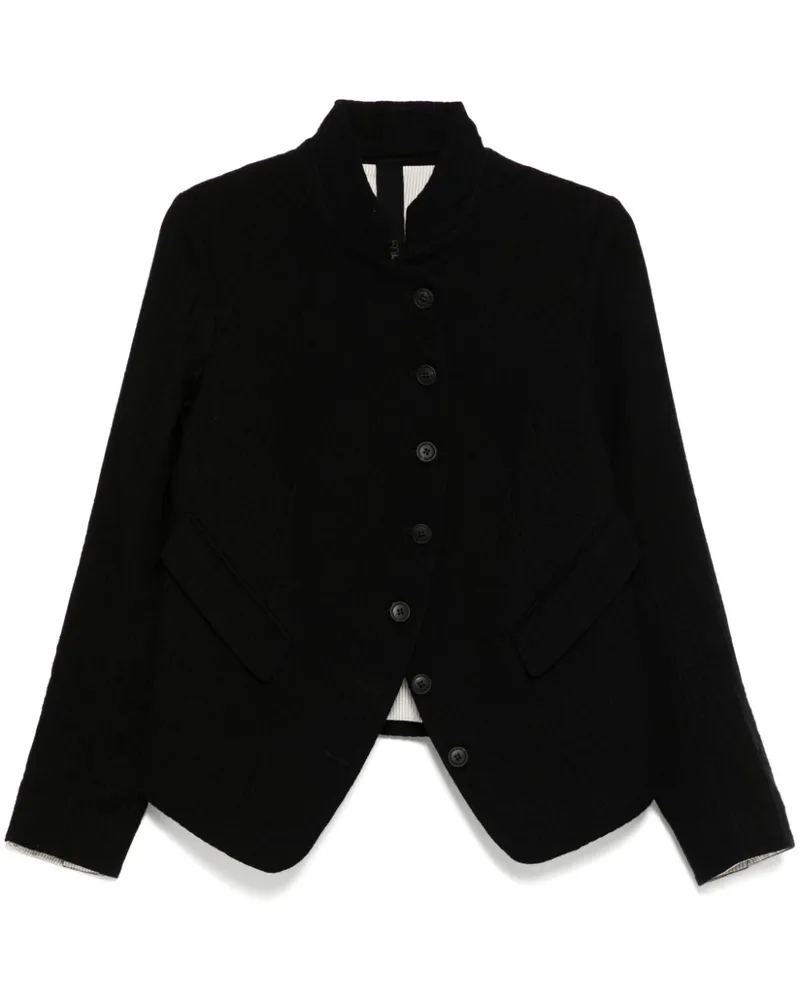 forme d'expression Jacke mit Stehkragen - Schwarz Schwarz