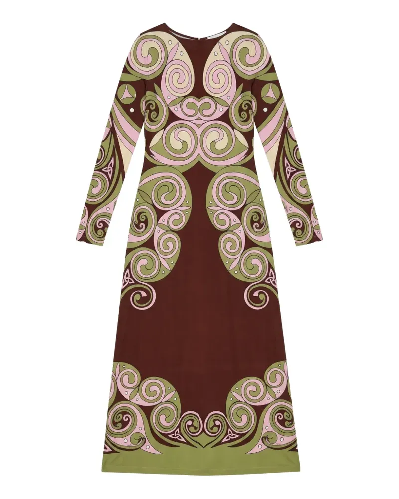 La DoubleJ Slinky Swing Minikleid - Braun Braun