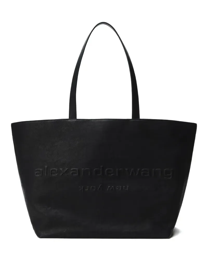 Alexander Wang Shopper mit Logo-Prägung - Schwarz Schwarz