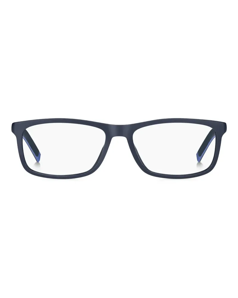 Tommy Hilfiger Brille mit eckigem Gestell - Blau Blau
