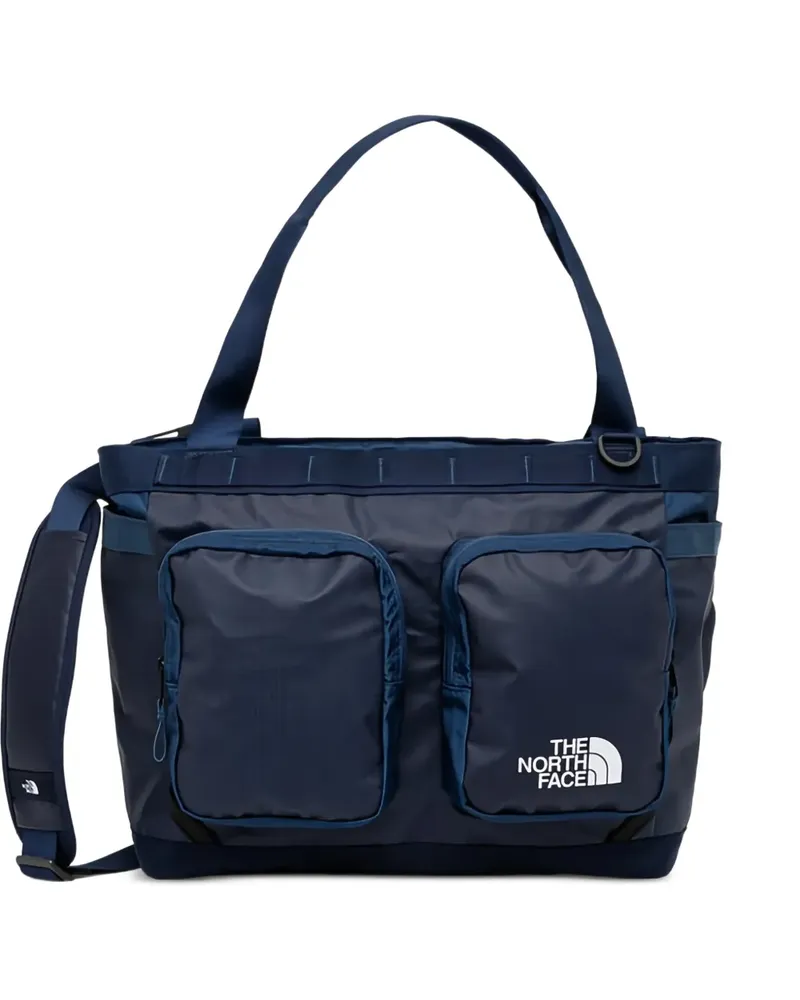 The North Face Base Camp Voyager Tote Bag mit Vordertaschen - Blau Blau