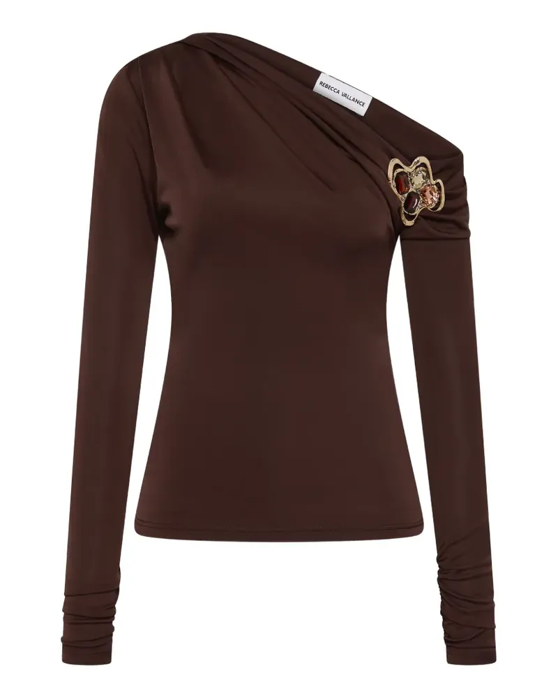Rebecca Vallance Hazine embellished top - Braun Braun