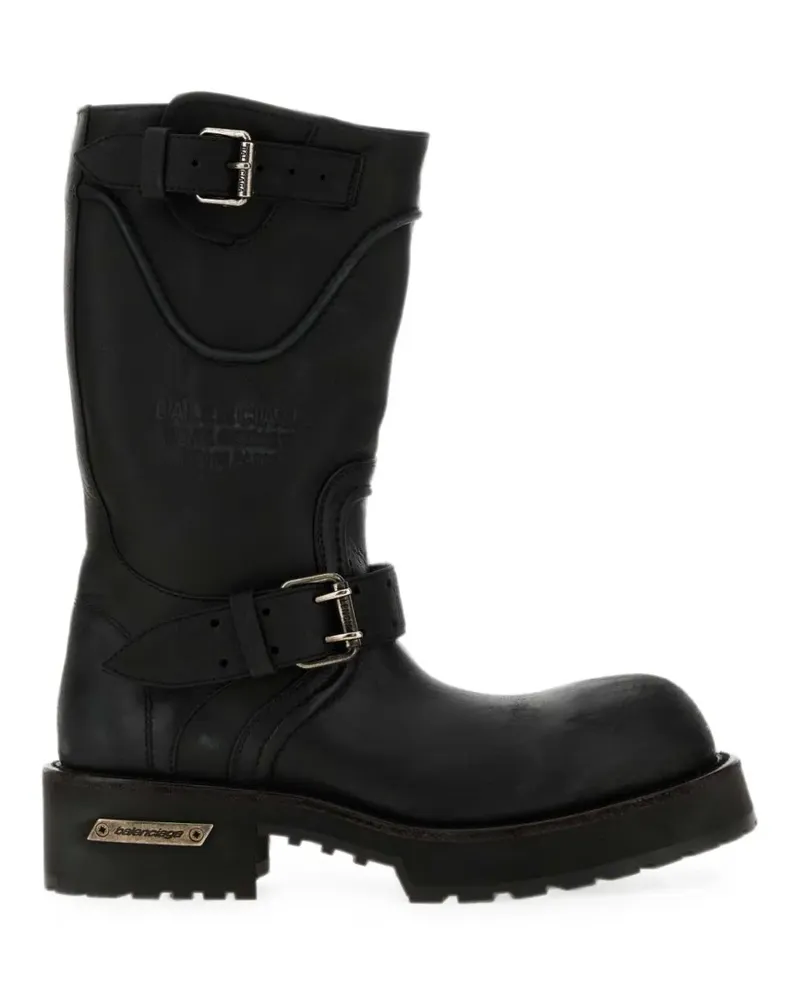 Balenciaga Venom leather boots - Schwarz Schwarz