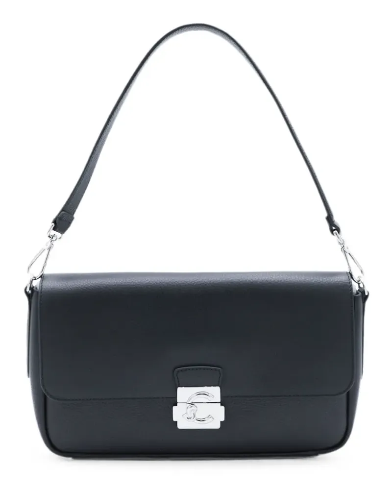 Coccinelle pebbled-leather shoulder bag - Schwarz Schwarz