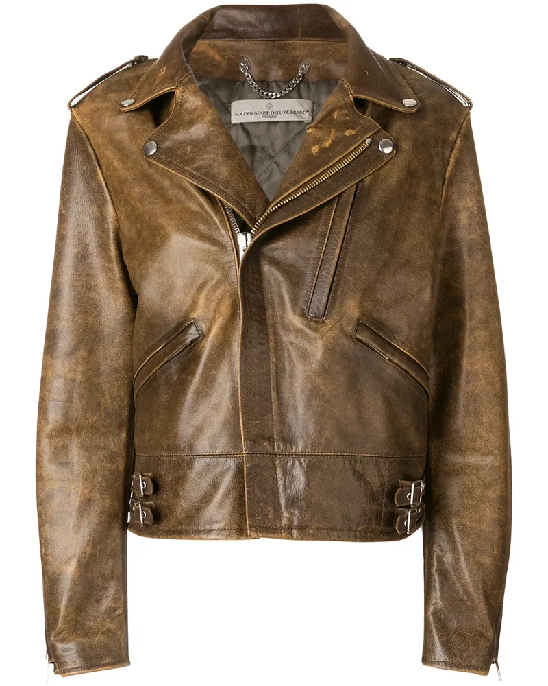 Golden Goose Chiodo' Jacke - Braun Braun