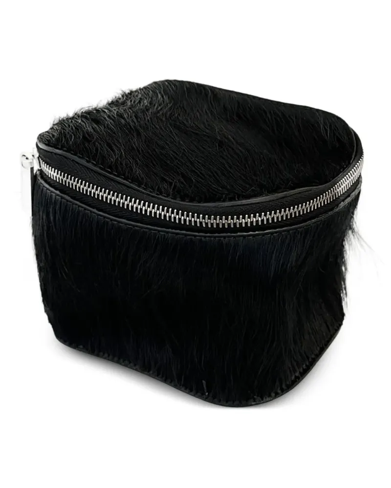 Rick Owens Kleine Kosmetiktasche mit Rundumreißverschluss - Schwarz Schwarz