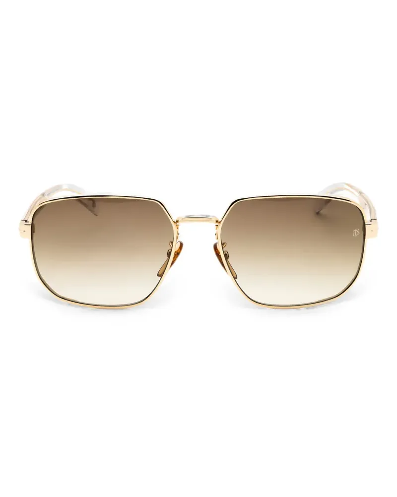EYEWEAR by DAVID BECKHAM round-frame sunglasses - Gold Gold