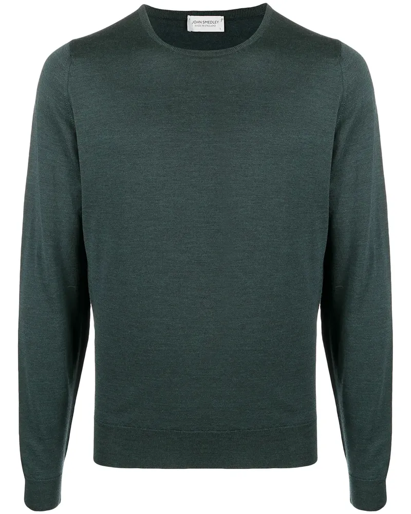 John Smedley Pullover mit Rundhalsausschnitt - Grün Grün