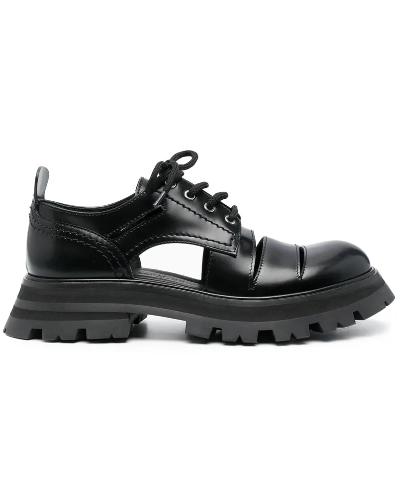 Alexander McQueen Klassische Oxford-Schuhe - Schwarz Schwarz