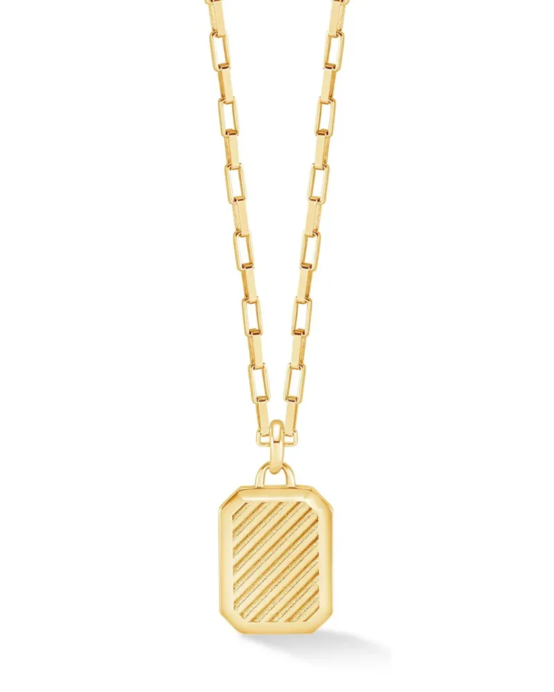 Dower & Hall Octagon Humbug Halskette - Gold Gold