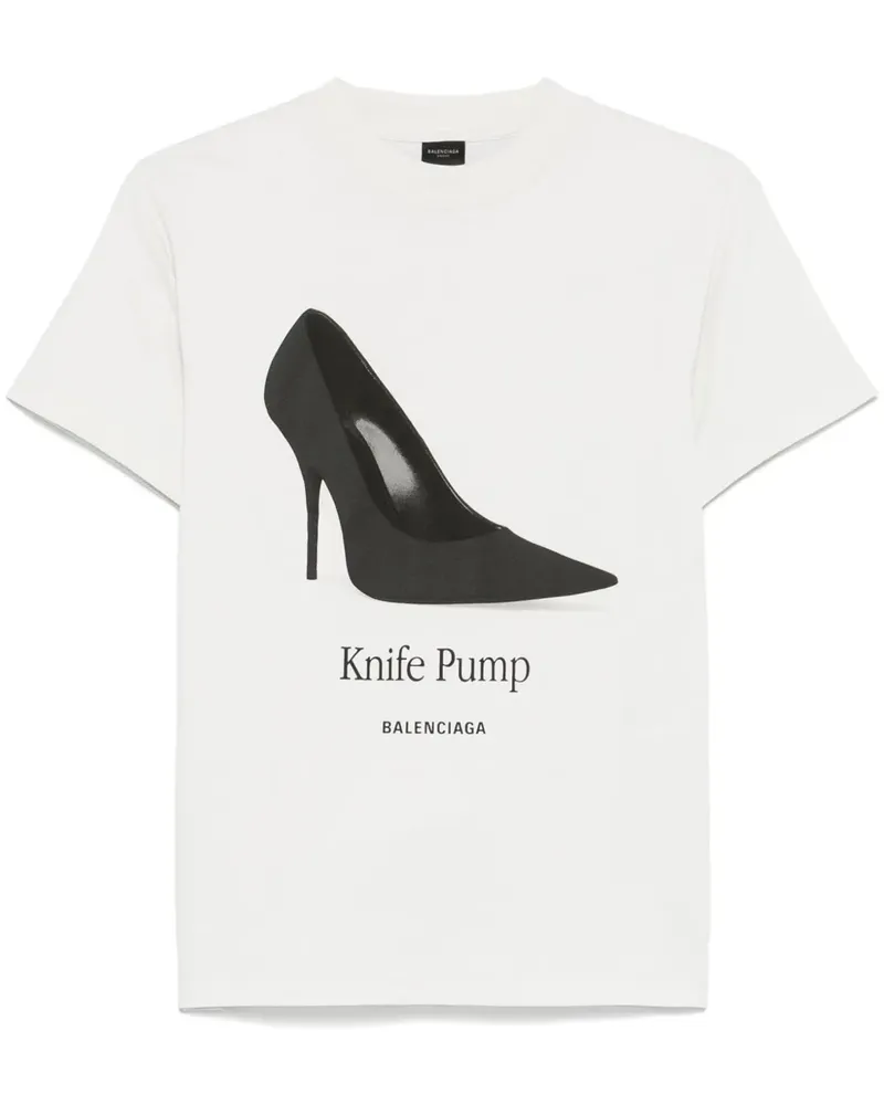 Balenciaga Knife Pump T-Shirt - Grau Grau