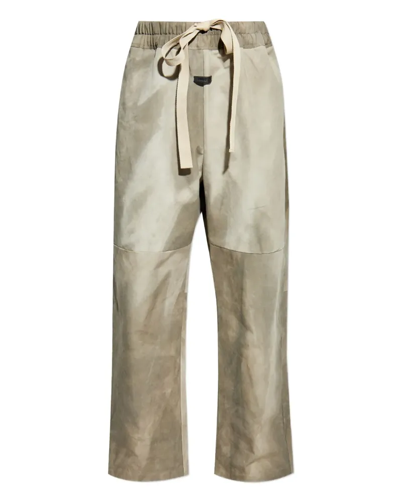 Fear of God Split Knee Hose mit Kordelzug - Grün Grün