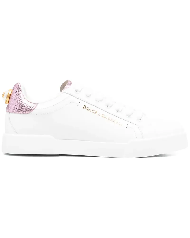 Dolce & Gabbana Portofino' Sneakers - Weiß Weiß