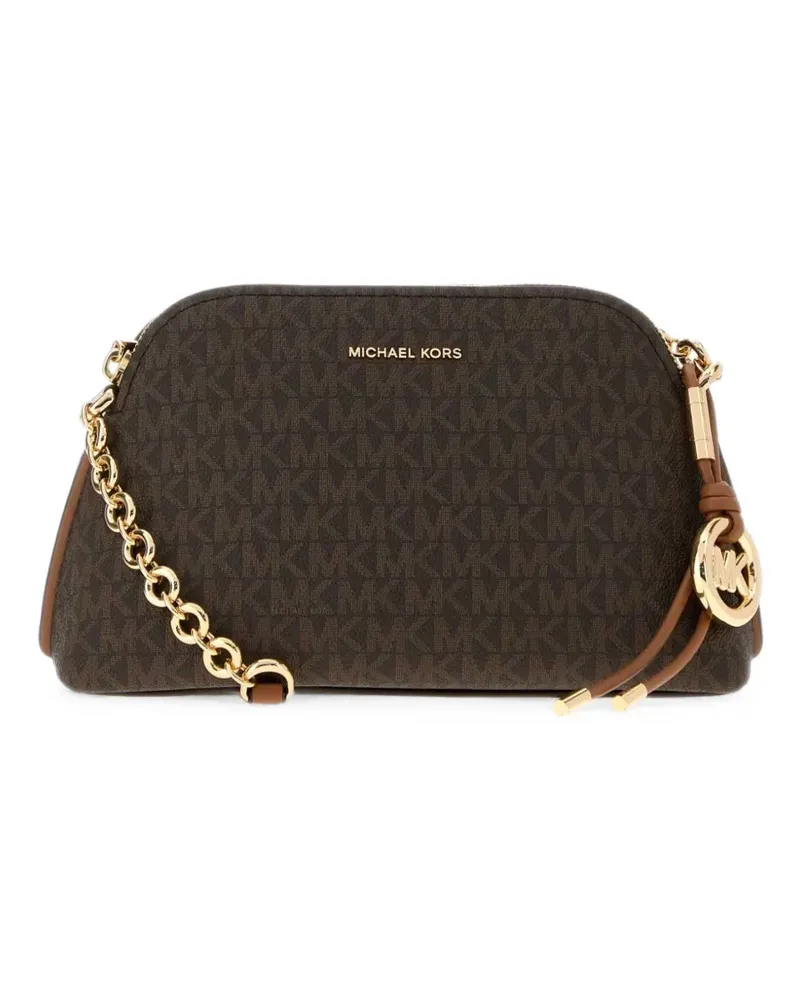 Michael Kors Schultertasche mit Logo-Print - Braun Braun