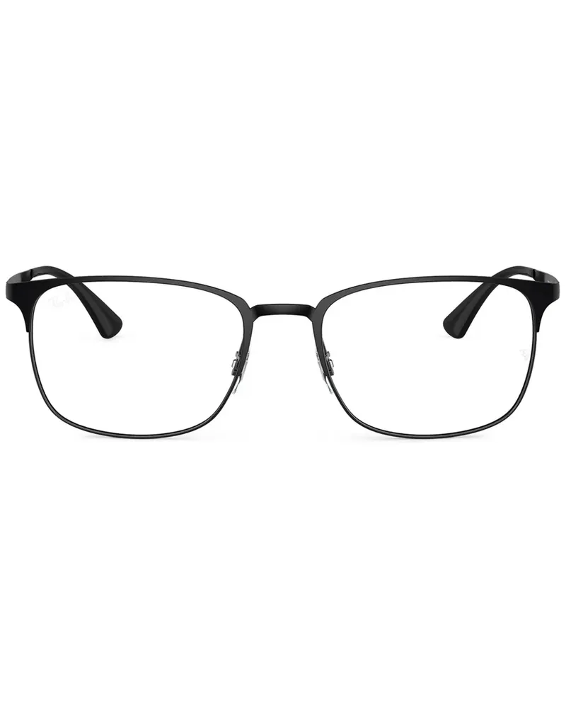 Ray Ban Brille mit eckigem Gestell - Schwarz Schwarz