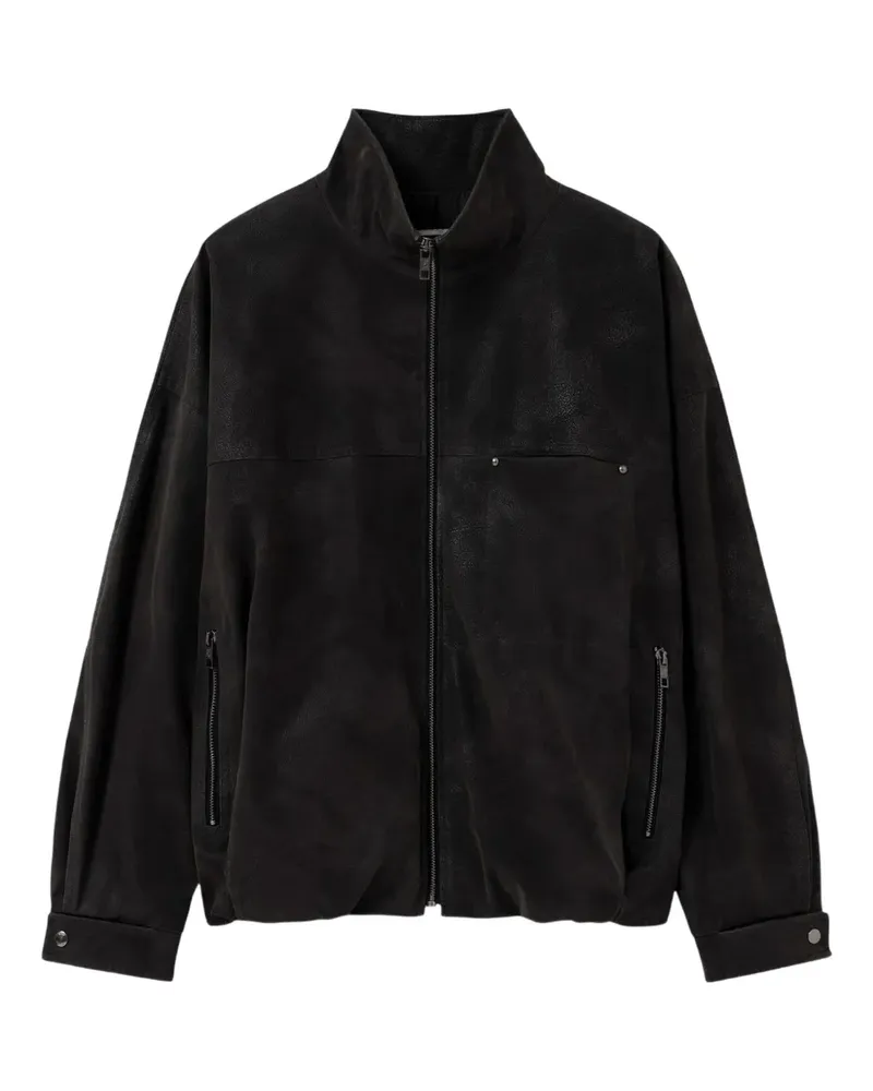 Wooyoungmi logo-appliqué bomber jacket - Schwarz Schwarz