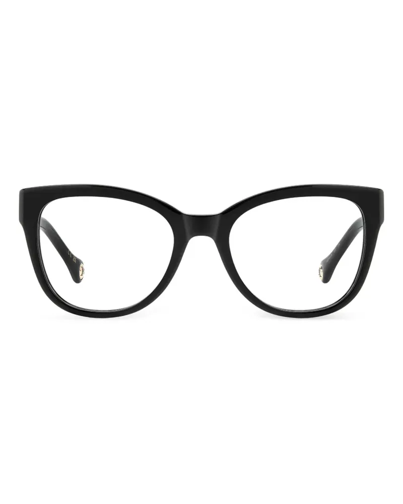 Carolina Herrera New York Cat-Eye-Brille - Schwarz Schwarz