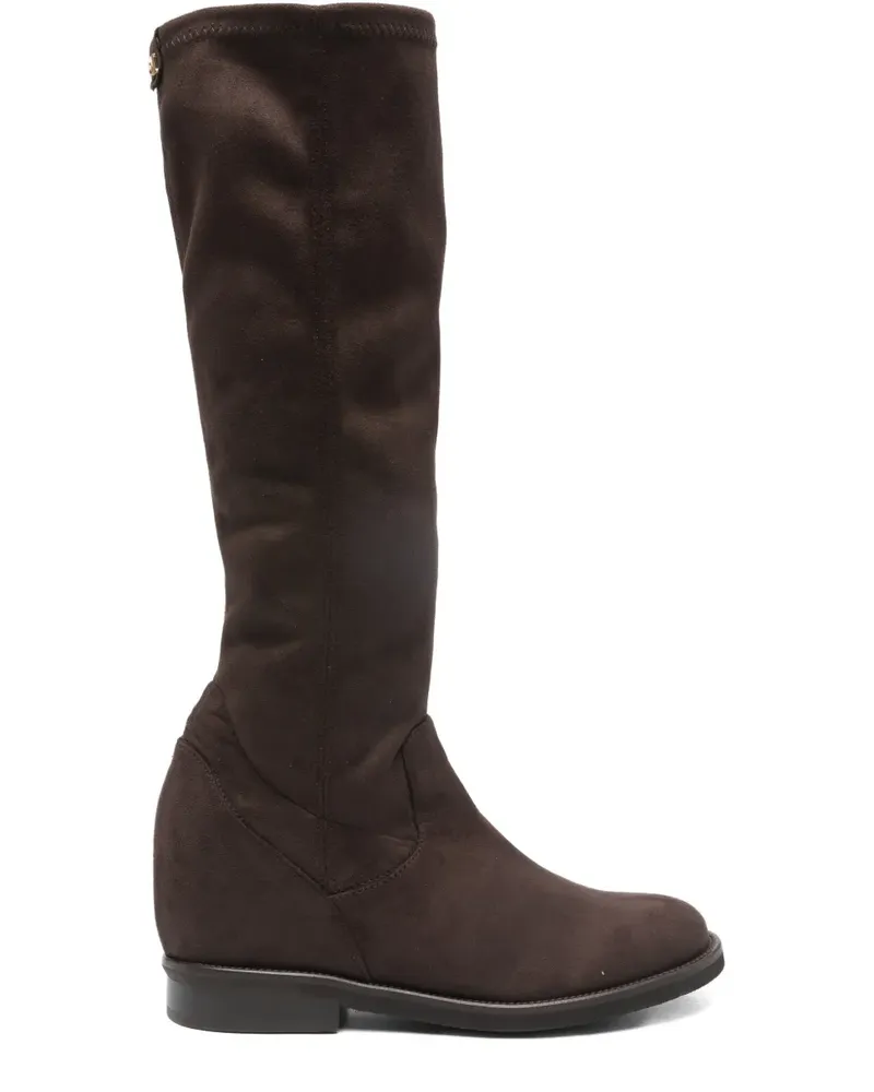 Pedro Miralles logo-detail boots - Braun Braun