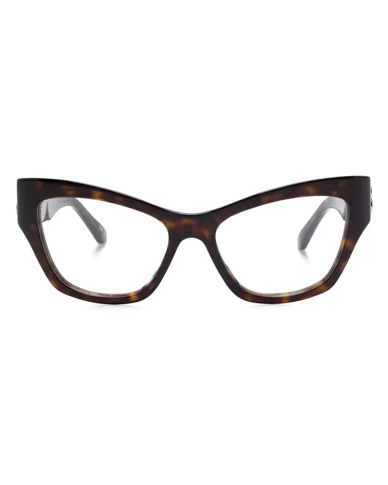 Balenciaga Klassische Cat-Eye-Brille - Braun Braun