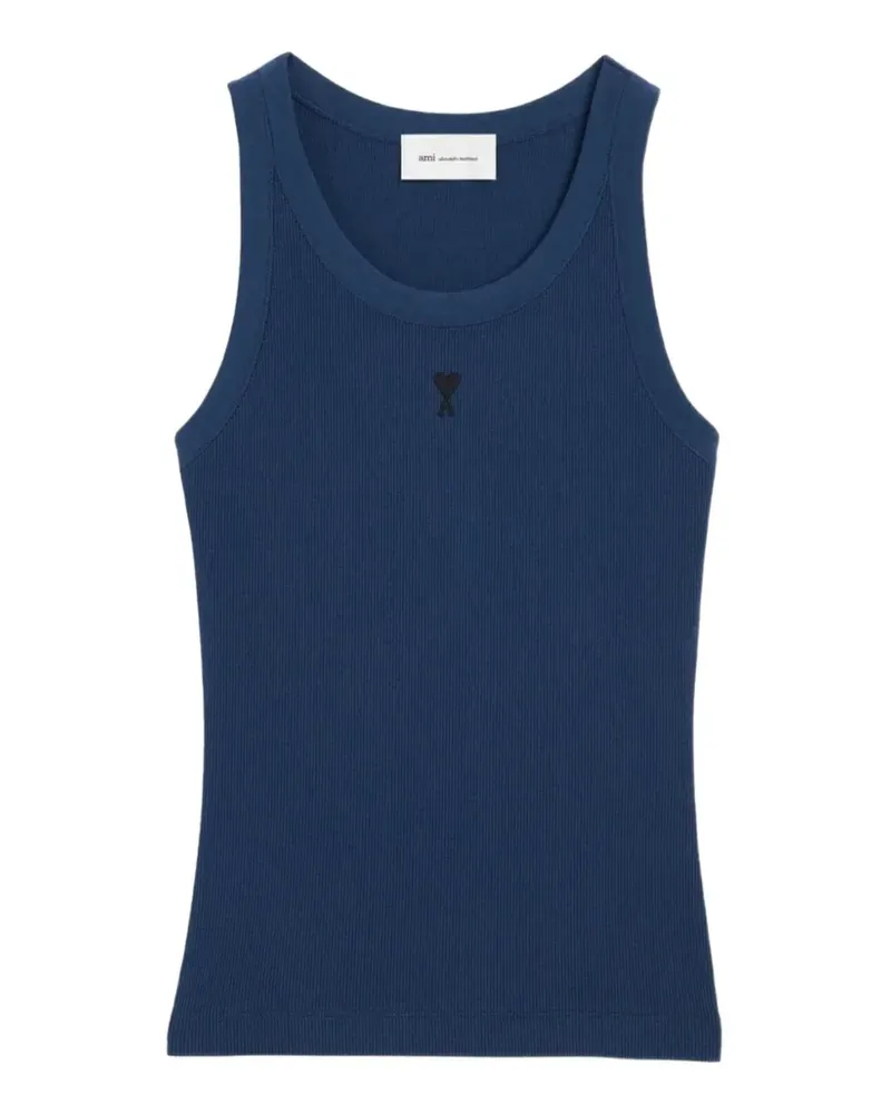 AMI Paris Geripptes Ami de Coeur Tanktop - Blau Blau