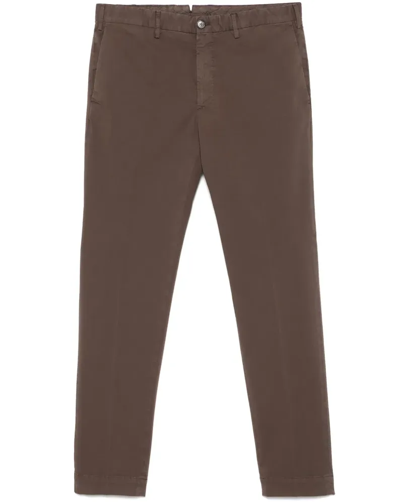 Incotex Hose mit geradem Bein - Braun Braun