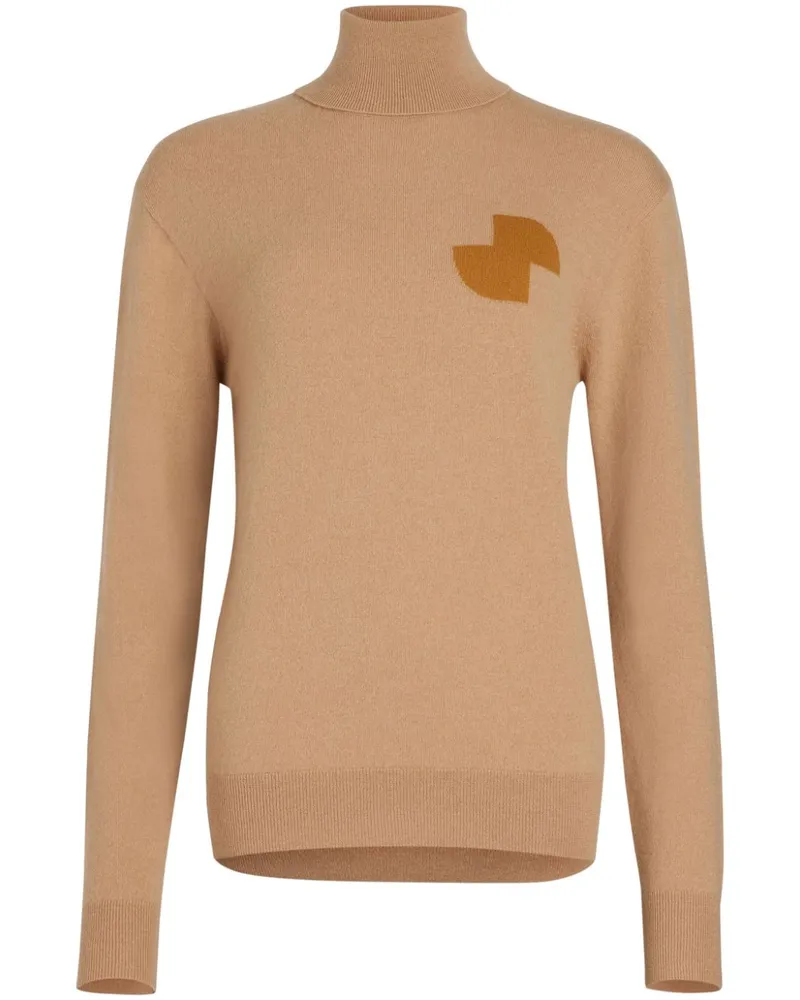 Patou JP Rollkragenpullover Braun