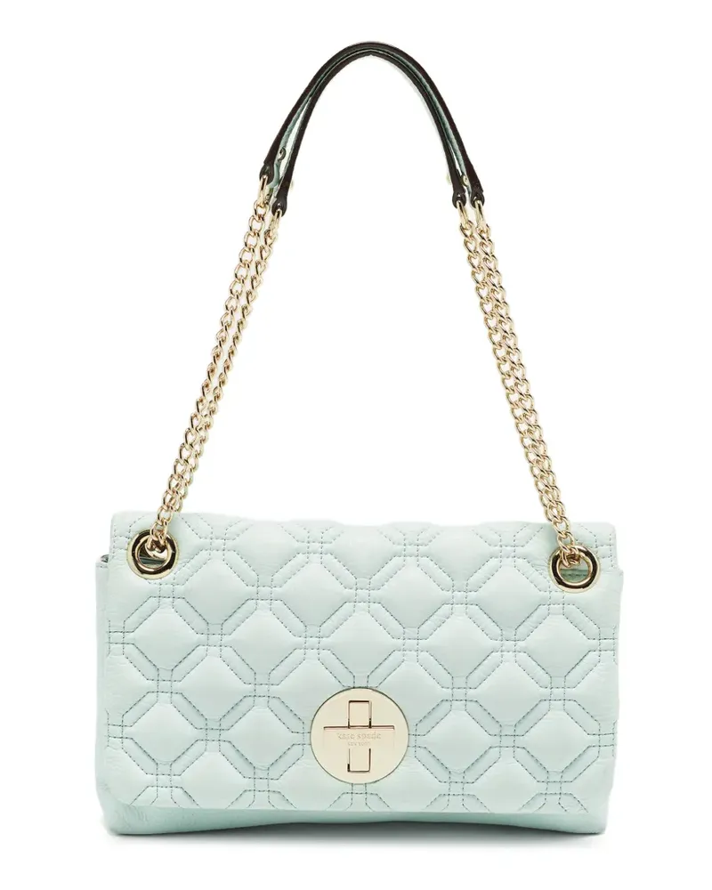 Kate Spade Gesteppte Rot Court Cynthia Schultertasche - Grün Grün