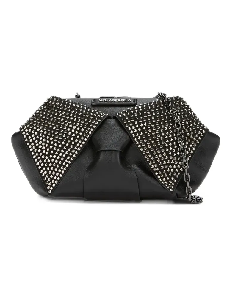 Karl Lagerfeld K/Novelty studded shoulder bag - Schwarz Schwarz