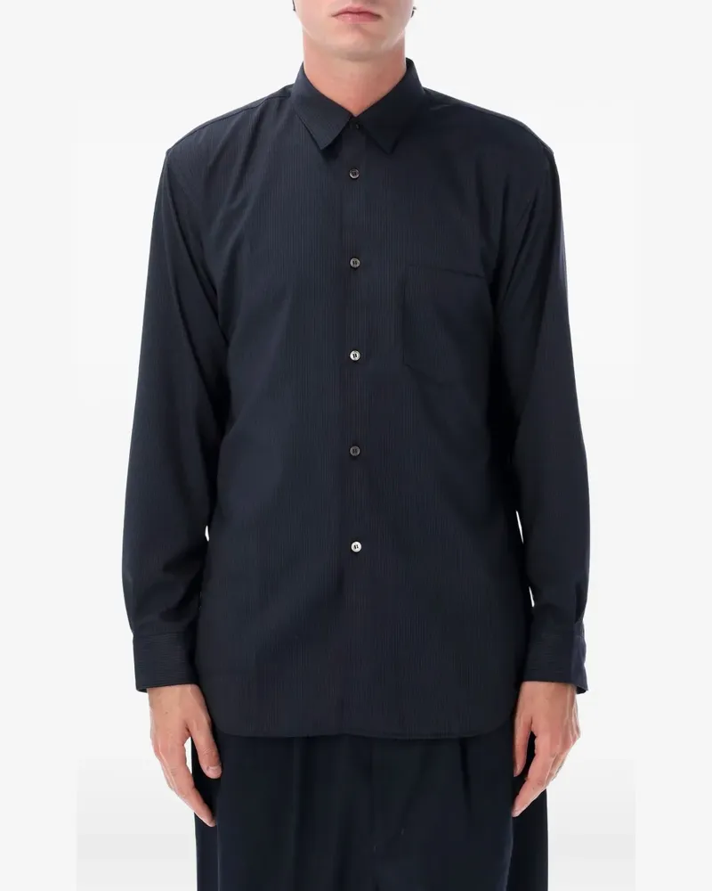 Comme des Garçons Hemd mit Nadelstreifen - Blau Blau