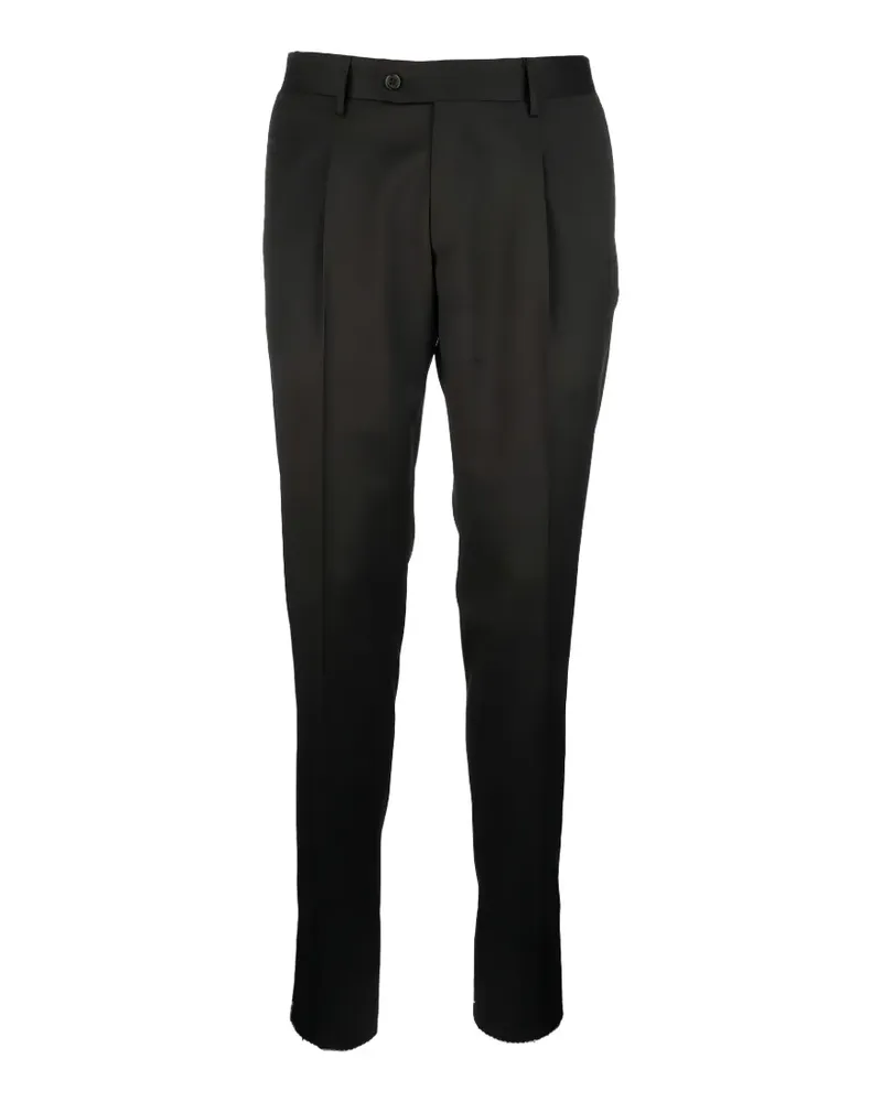 Corneliani belt-loops trousers - Schwarz Schwarz