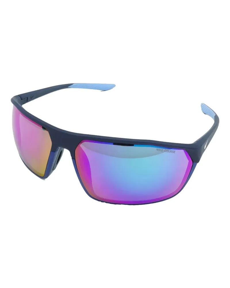 Nike Clash M Sonnenbrille mit eckigem Gestell - Blau Blau