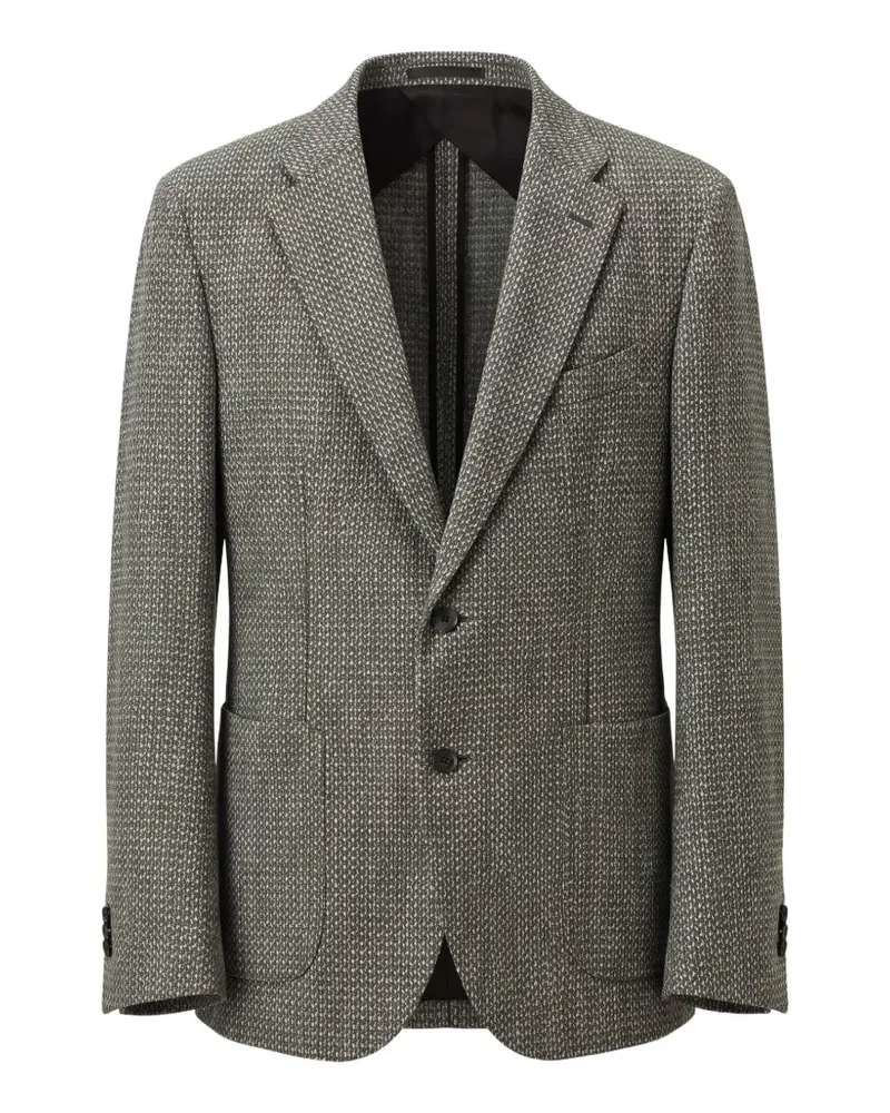 Slowear Sakko mit Mikro-Muster - Grau Grau