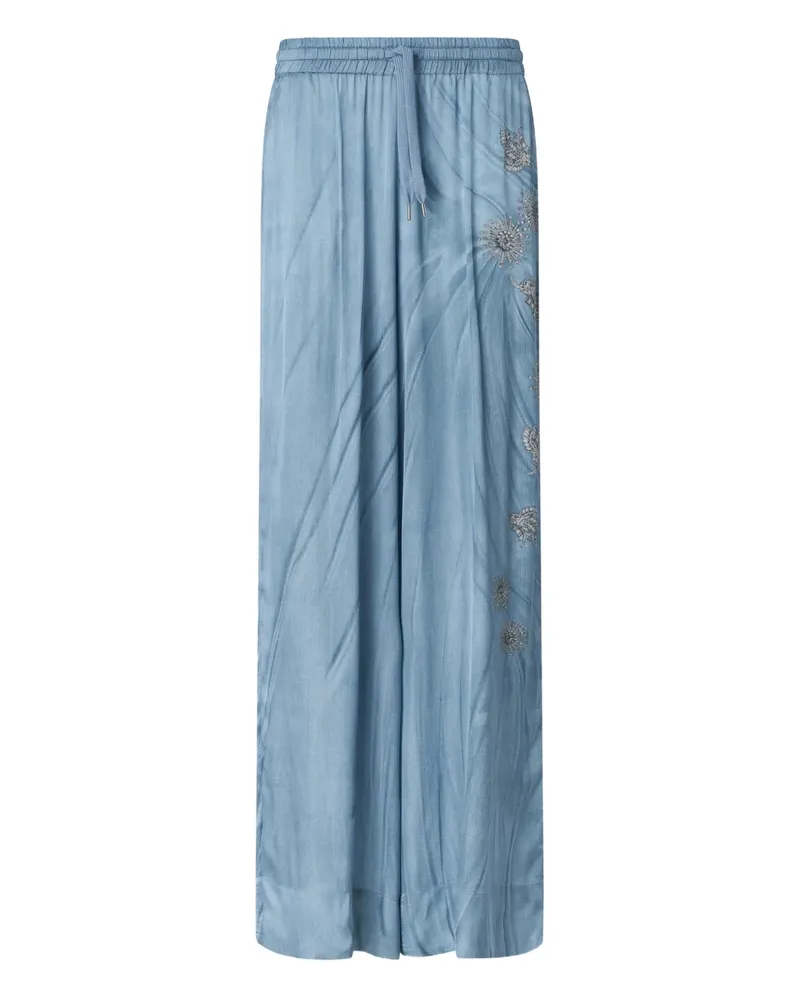 Pinko Hose mit Stickerei - Blau Blau