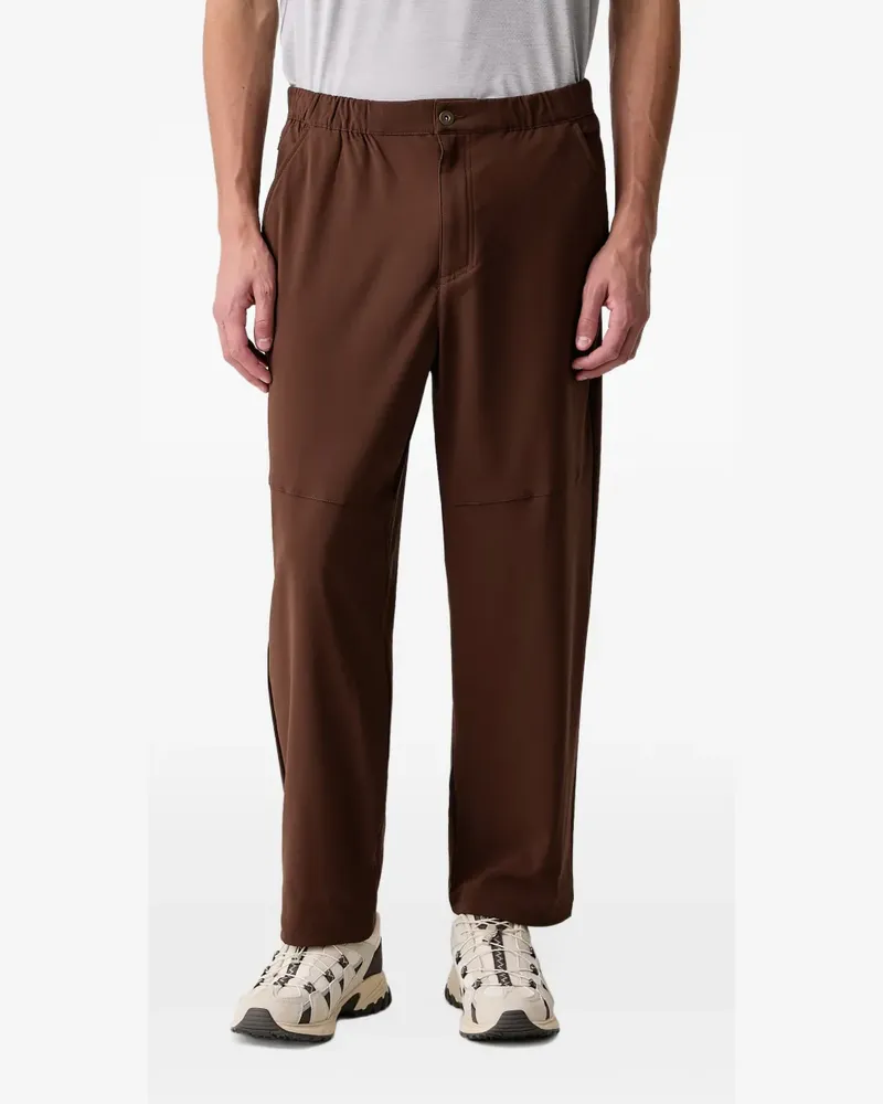 Columbia Sportswear Company Sauvie Sky Guide logo-patch panelled trousers - Braun Braun