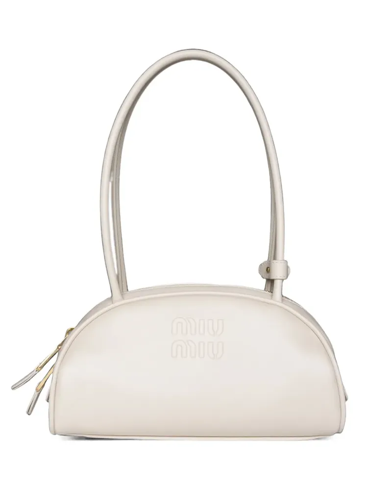 Miu Miu Beau leather shoulder bag - Nude Nude