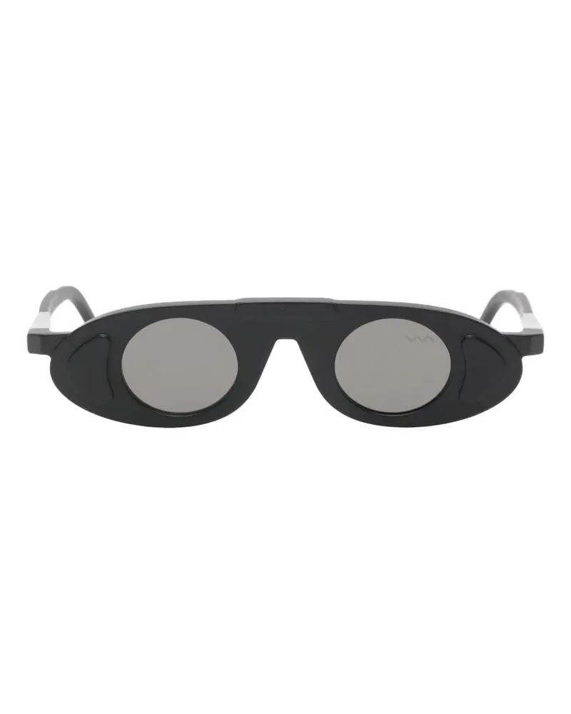 VAVA EYEWEAR Sonnenbrille mit geometrischem Gestell - Schwarz Schwarz