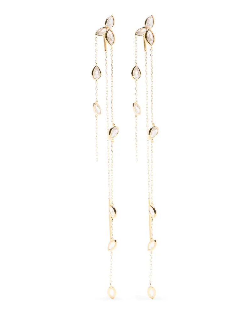 Maria Black Swift 05 Hängeohrringe mit Kette - Gold Gold