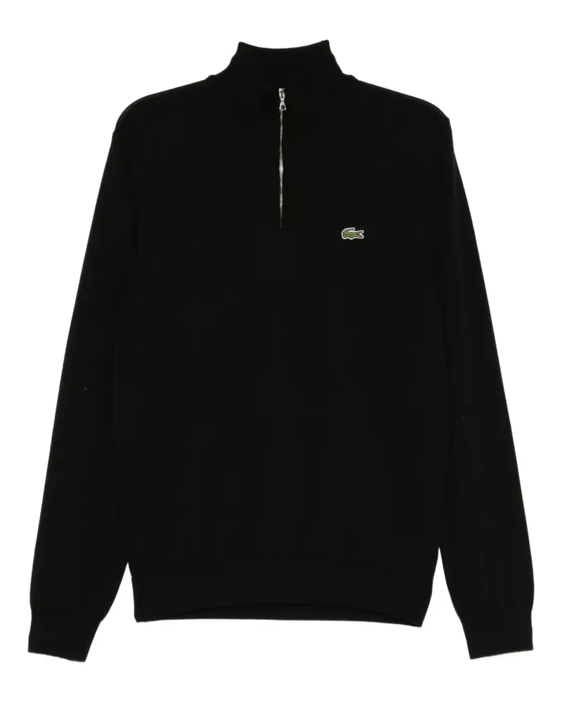 Lacoste 1 Pullover mit Reißverschluss - Schwarz Schwarz
