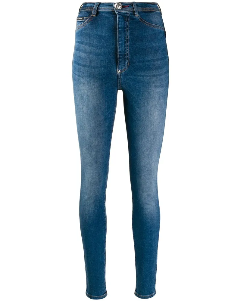 Philipp Plein Klassische Skinny-Jeans - Blau Blau