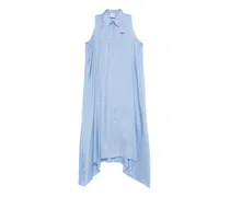 Kleid mit Nadelstreifen - Blau