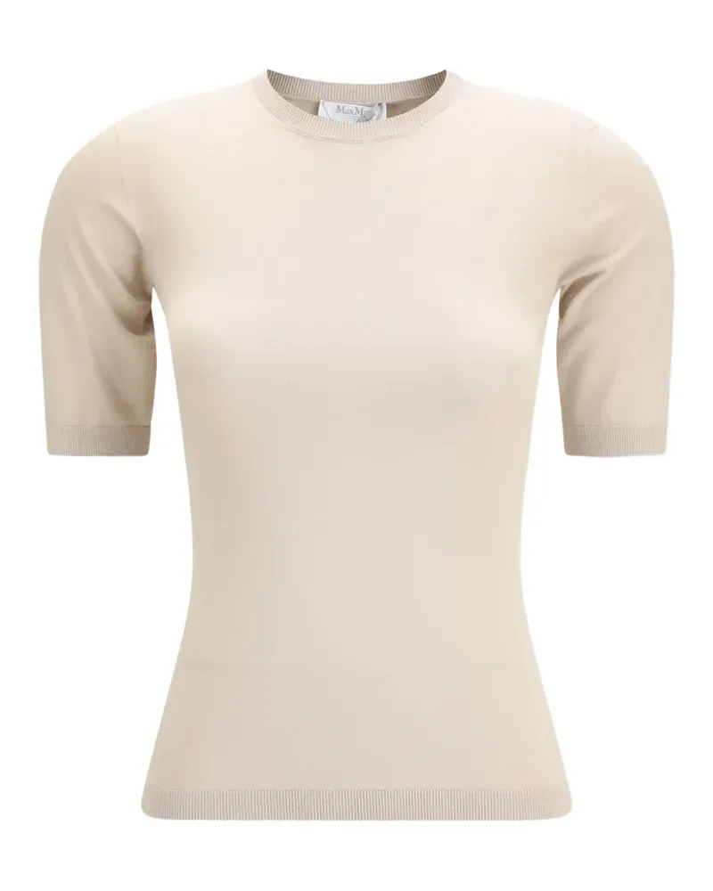Max Mara Ottano knitted top - Nude Nude