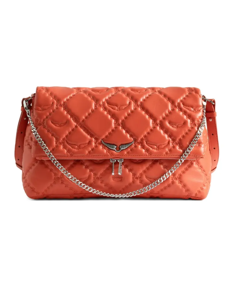 Zadig & Voltaire Gesteppte Umhängetasche mit Ketteriemen - Orange Orange