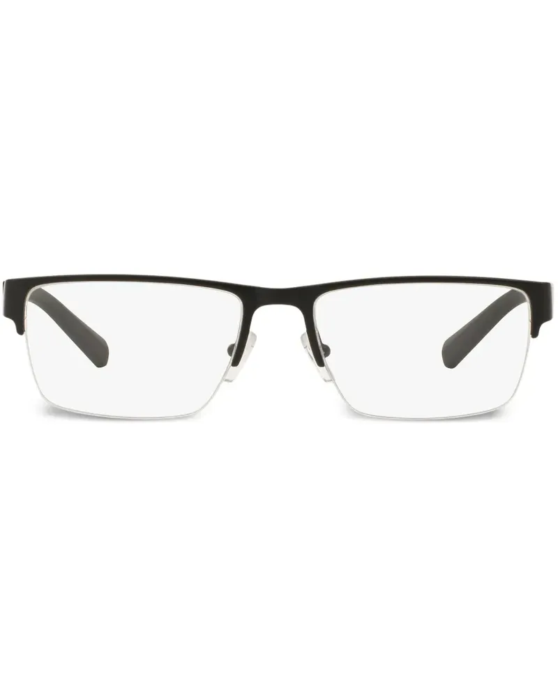 Armani Exchange Brille mit eckigem Gestell - Schwarz Schwarz