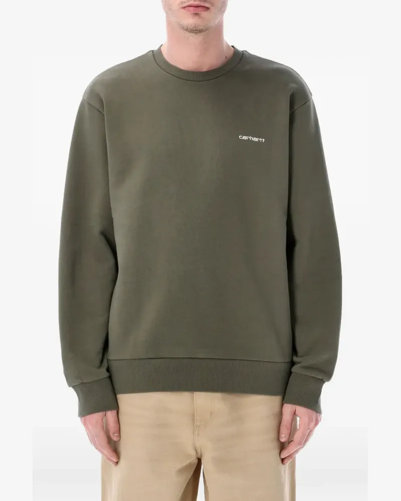 Carhartt WIP logo-print sweater - Grün Grün
