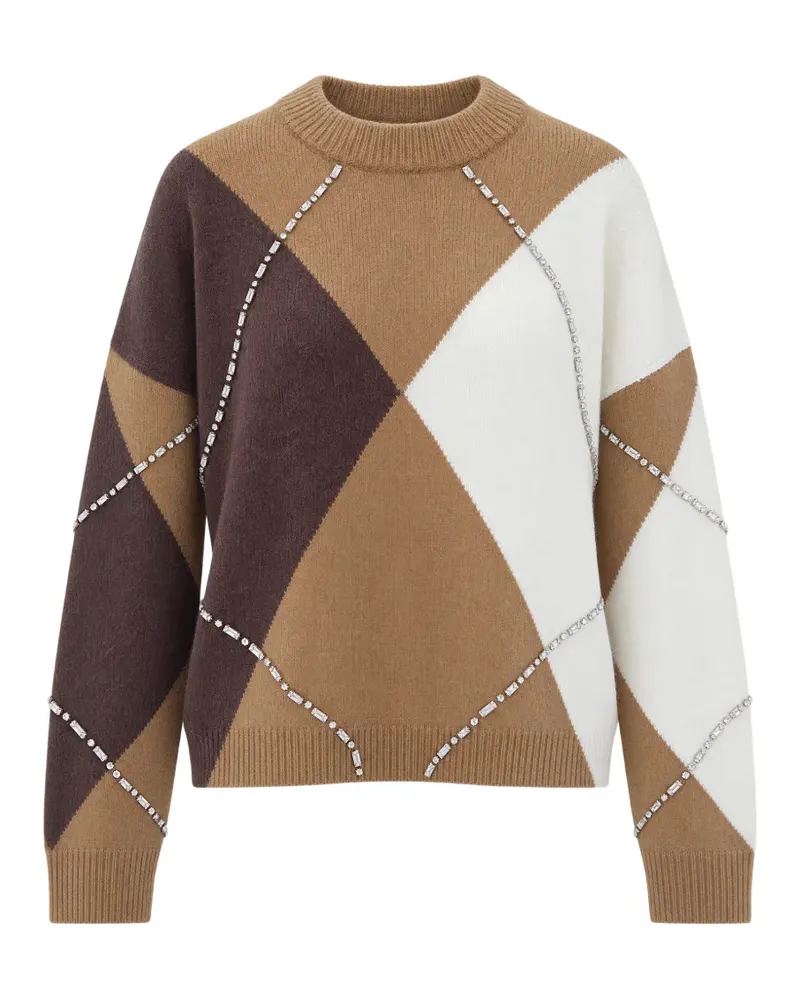 Liu Jo Pullover mit Argyle-Muster - Braun Braun