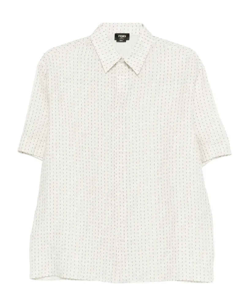 Fendi striped shirt - Nude Nude